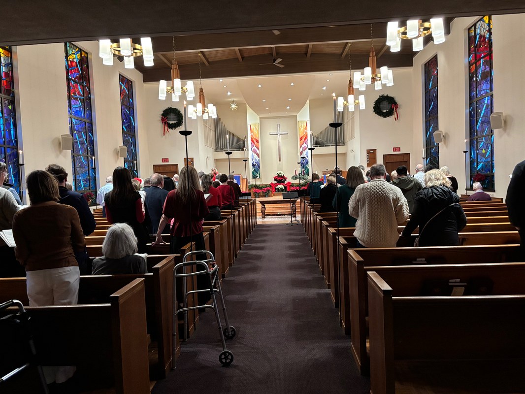 Congregation gathered for worship