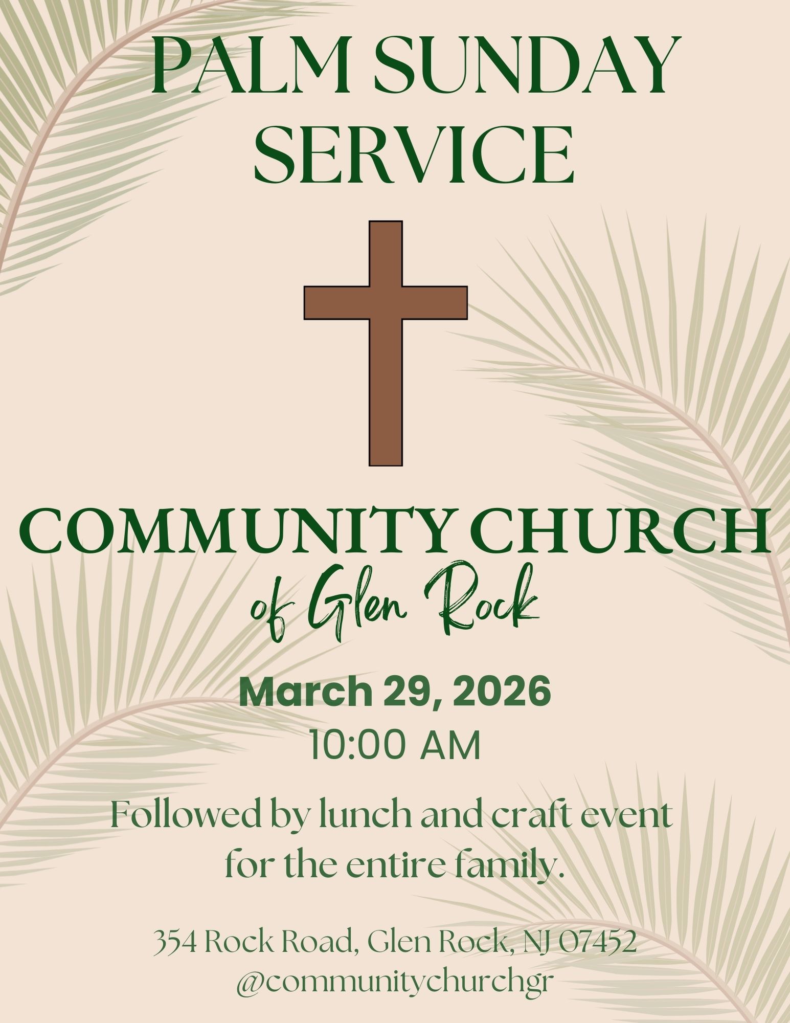 Palm Sunday celebration